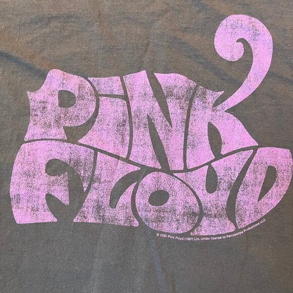 Vintage Pink Floyd Retro Adult LG 1967 Cheetah Poster Graphic T-shirt - Picture 2 of 3